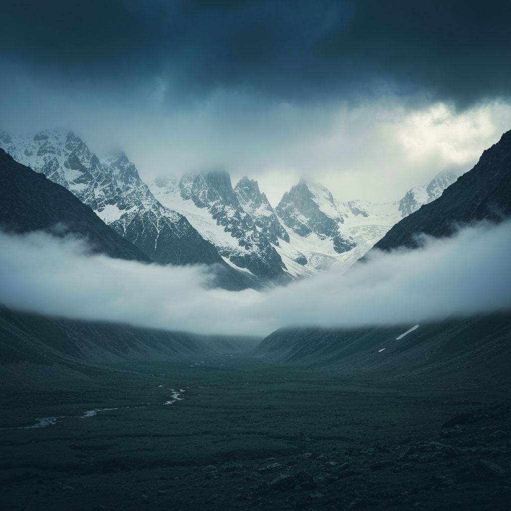 Snow leopard habitat
